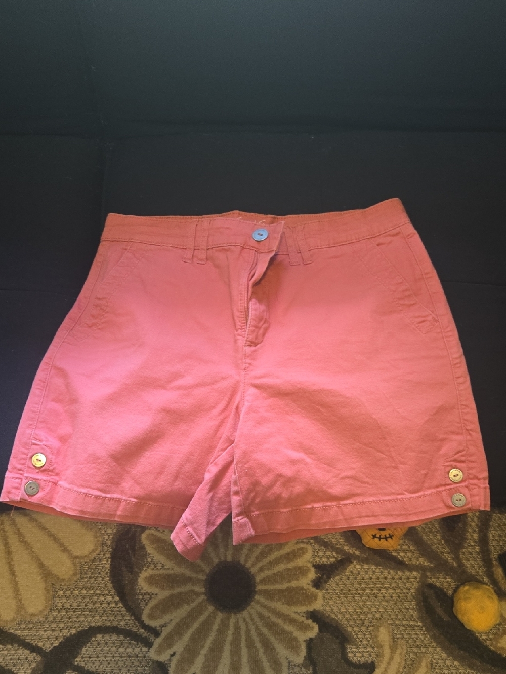 Gloria Vanderbilt Coral-Red Women's Bermuda Shorts
